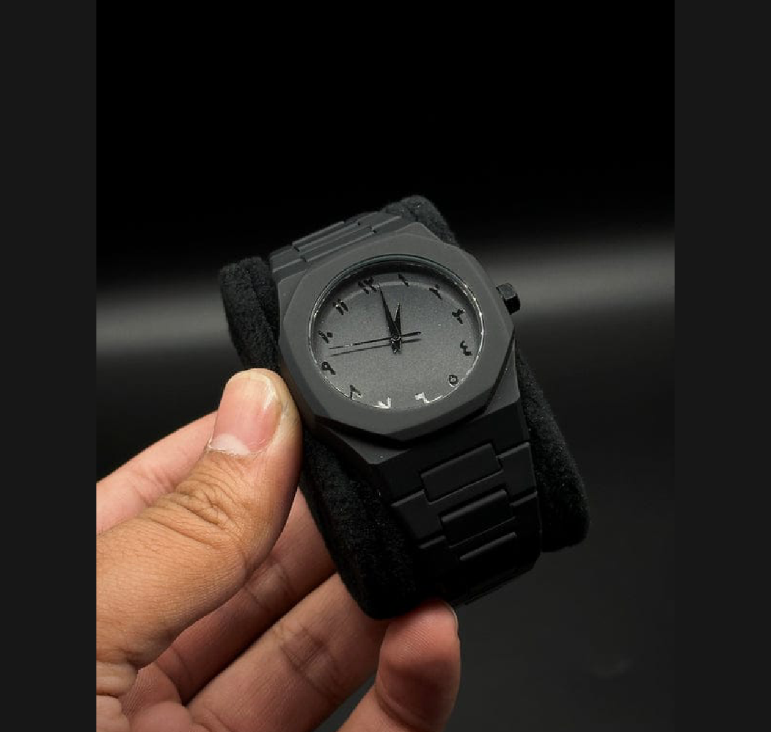 Arabic Black Aura Watch | Premium Arabic Dial Watch – Vibelinkss
