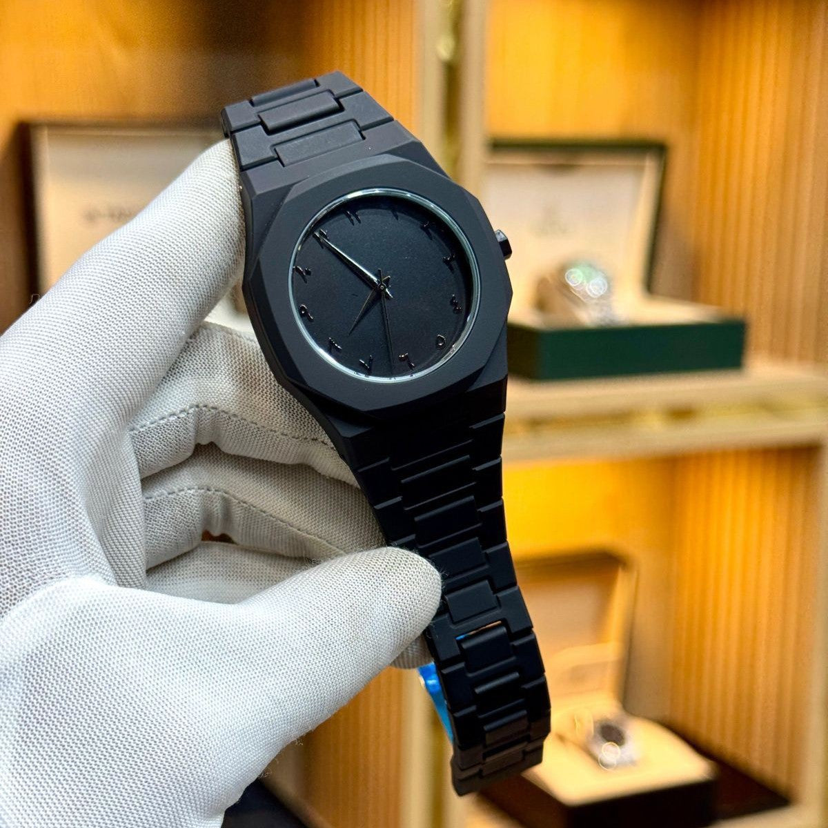 Arabic Black Aura Watch | Premium Arabic Dial Watch – Vibelinkss
