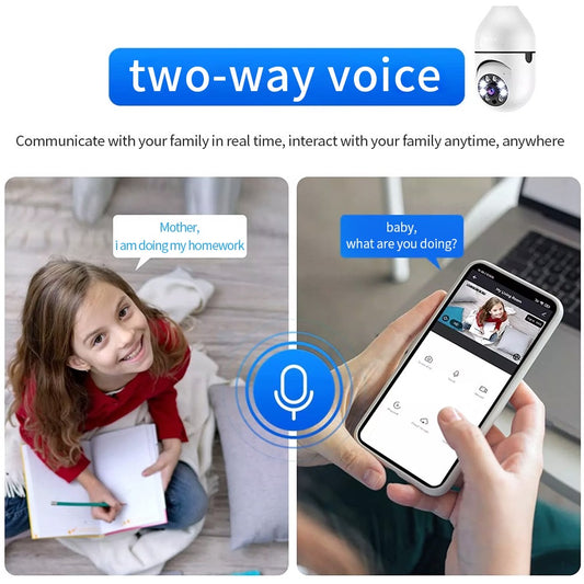 360 Camera Bulb Holder | E27 Socket for Smart WiFi Bulbs – Vibelinkss