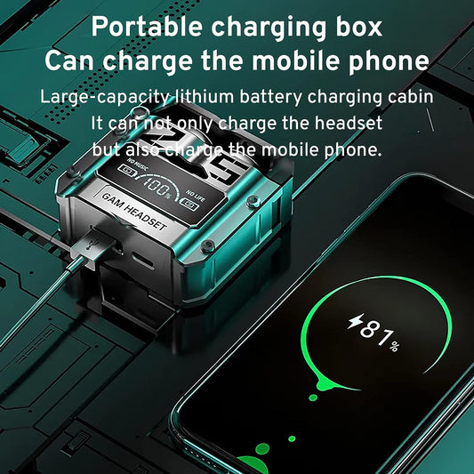 M25 Earbuds | Wireless LED Display Earbuds with Power Bank – Vibelinkss