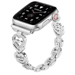 Diamond Heart Strap for Apple Watch (All Sizes) | Vibelinkss Pakistan