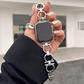 Dior‑Style Metal Chain Strap for Apple Watch (38–49 mm) | Vibelinkss